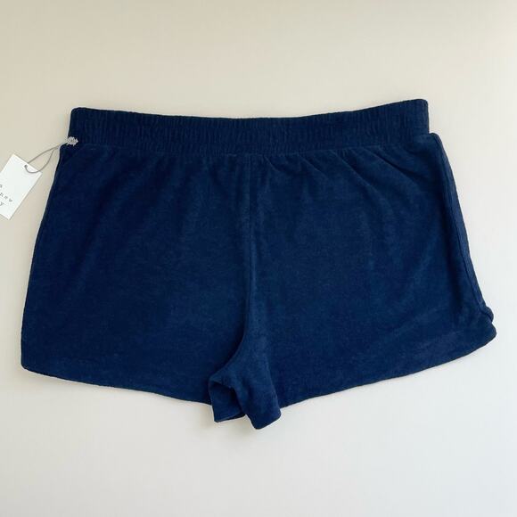 Universal Thread Navy Blue Terry Dolphin Hem Shorts NWT - Picture 6 of 8